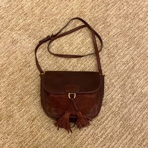 frye saddle bolsa purse